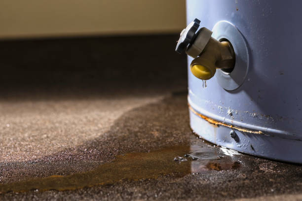 Water damage restoration process in August, CA